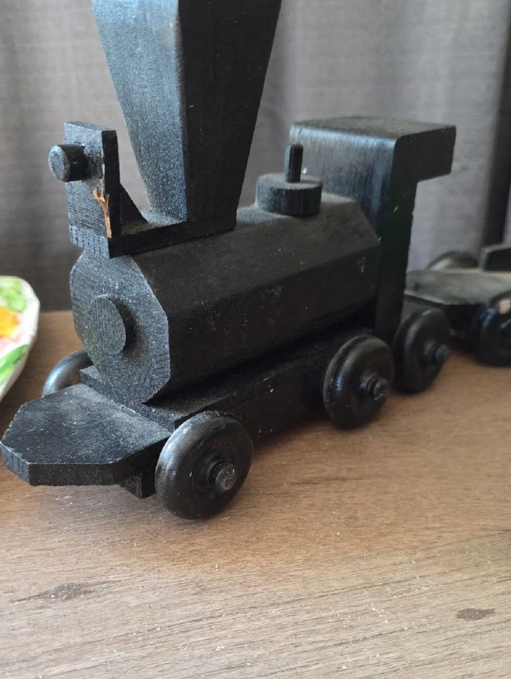 Kids Colorful Train Puzzle Toy - Green & Black